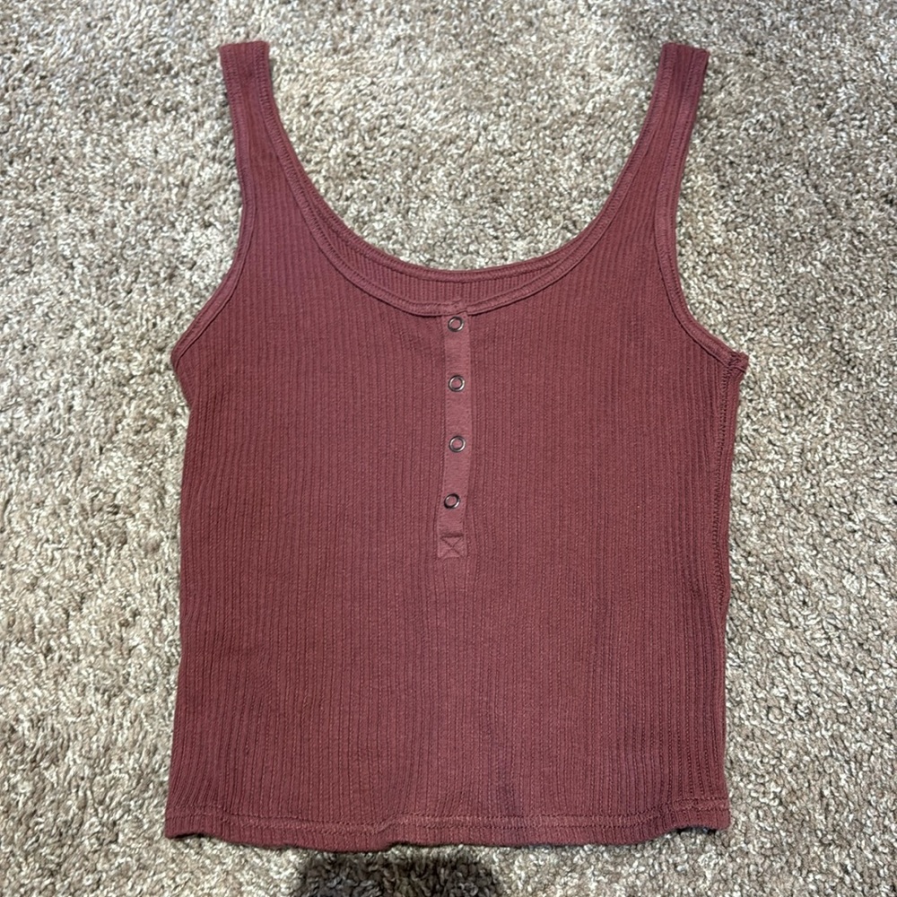 Maroon Tank Top